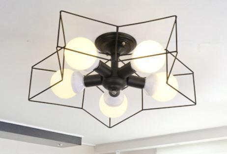 KLARA Star Frame Ceiling Lamp - DWHOME