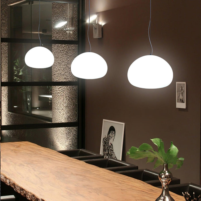 Steamed Bun Pendant Light-DWHOME