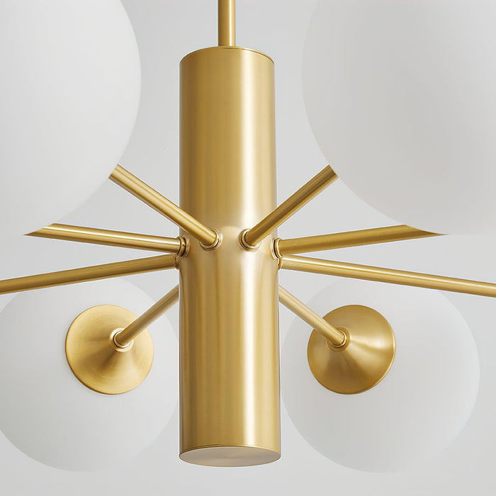 Stella Brass Chandelier.