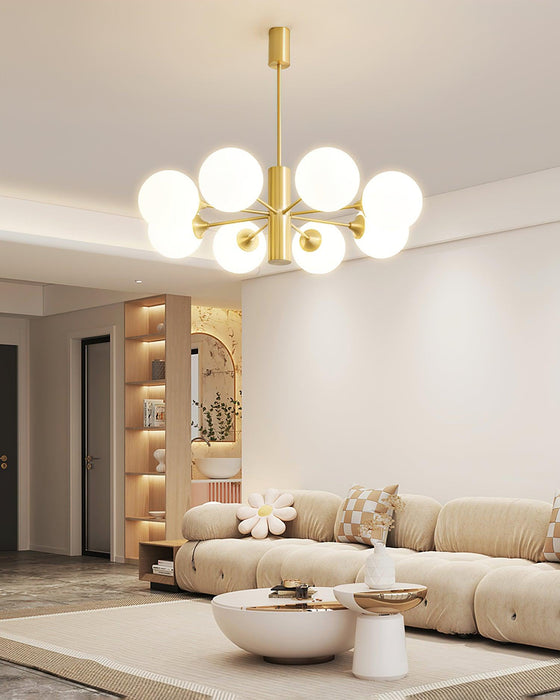 Stella Brass Chandelier.