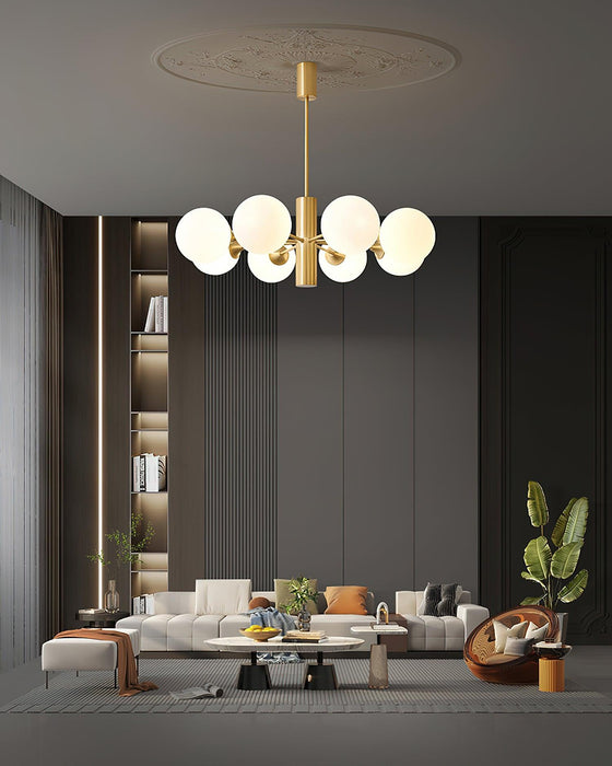 Stella Brass Chandelier.