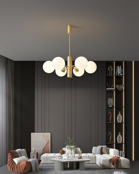 Stella Brass Chandelier.