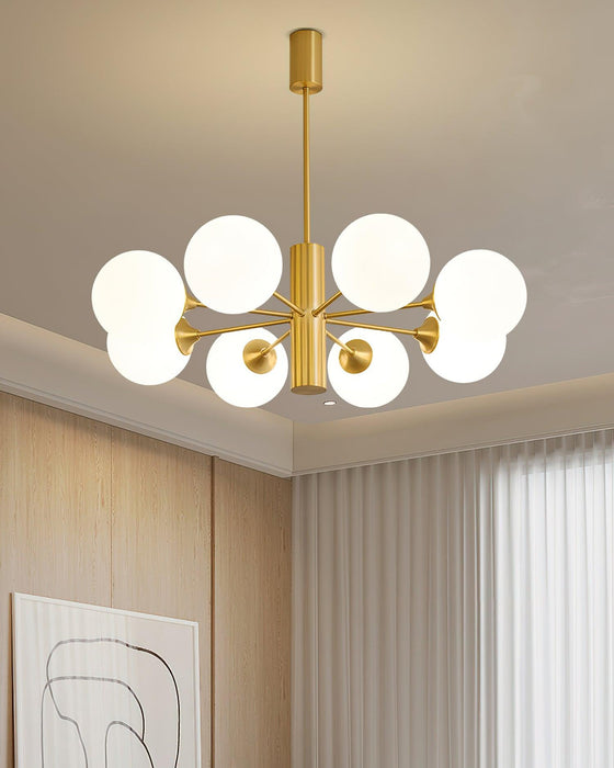 Stella Brass Chandelier.