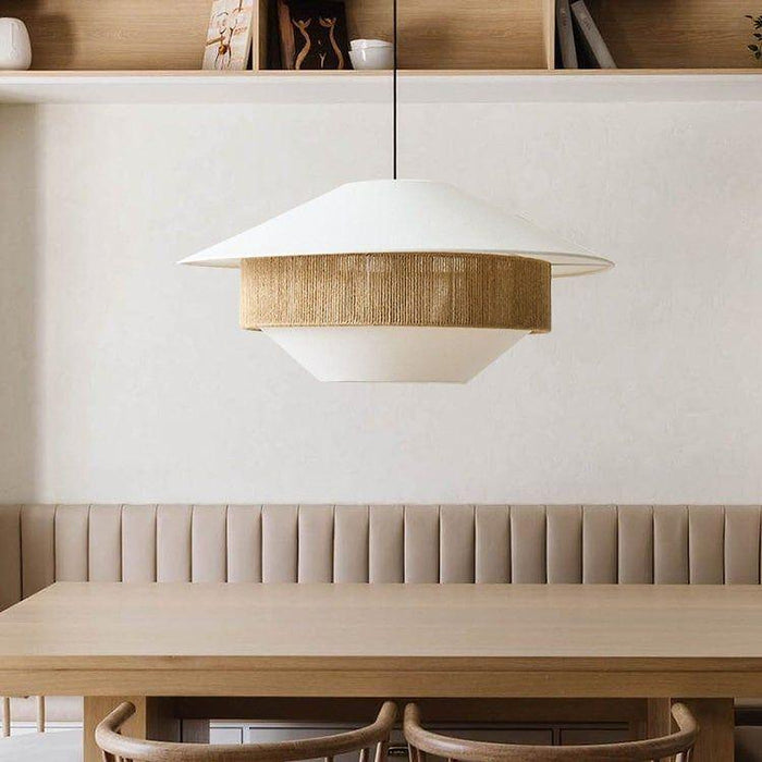 Stevie Woven Pendant Lamp-DWHOME