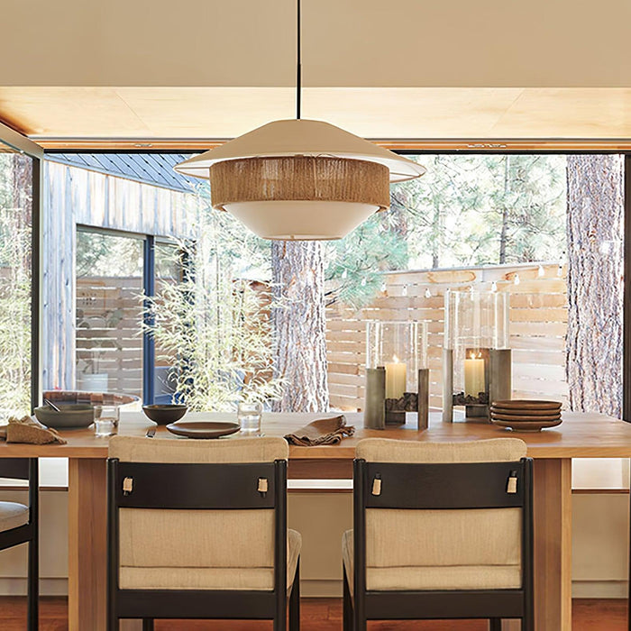 Stevie Woven Pendant Lamp-DWHOME
