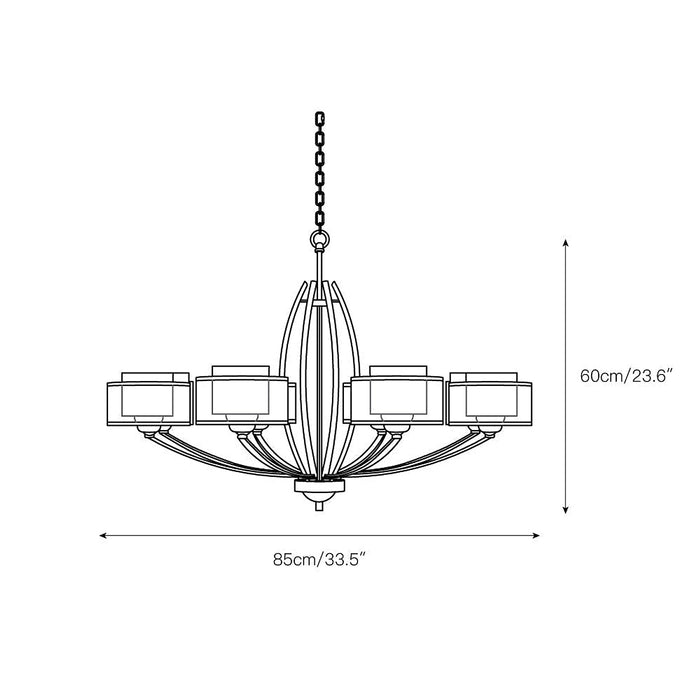 Stiffel Avira Chandelier-DWHOME