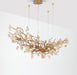 Stone Crystal Brass Chandelier - DWHOME