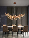 Stone Crystal Brass Chandelier - DWHOME