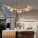 Stone Crystal Brass Chandelier - DWHOME