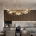 Stone Crystal Brass Chandelier - DWHOME