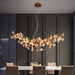 Stone Crystal Brass Chandelier - DWHOME