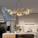 Stone Crystal Brass Chandelier - DWHOME