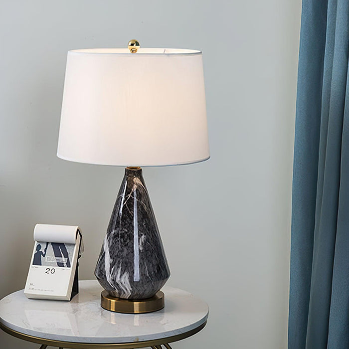Marble Diamond Table Lamp-DWHOME