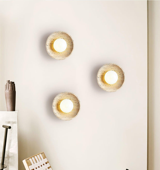 Stone Lunar Eclipse Wall Light - DWHOME