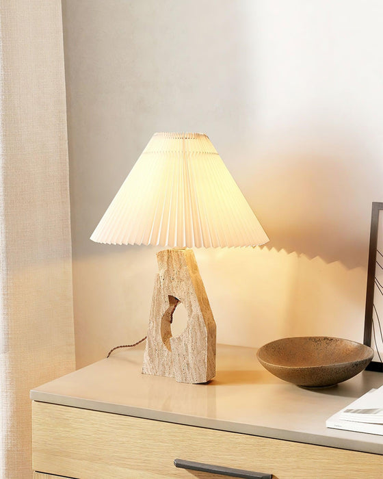 Stone Pillar Table Lamp-DWHOME