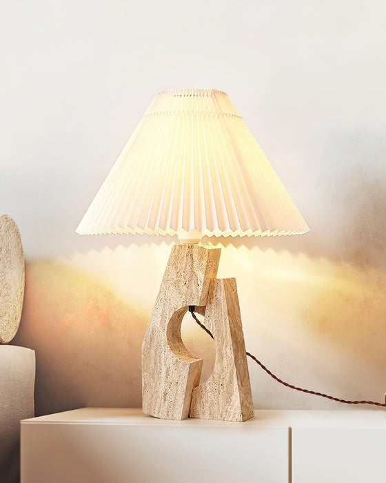 Stone Pillar Table Lamp-DWHOME