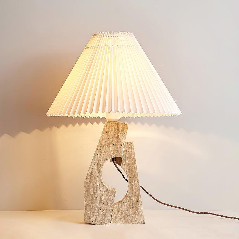 Stone Pillar Table Lamp-DWHOME