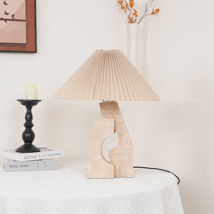 Stone Pillar Table Lamp-DWHOME