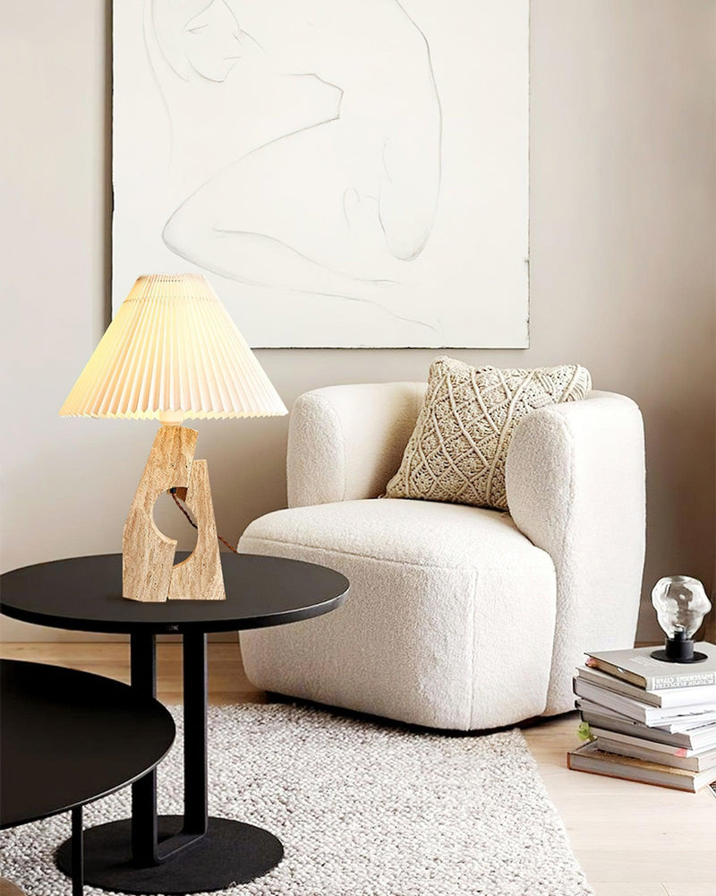 Stone Pillar Table Lamp-DWHOME