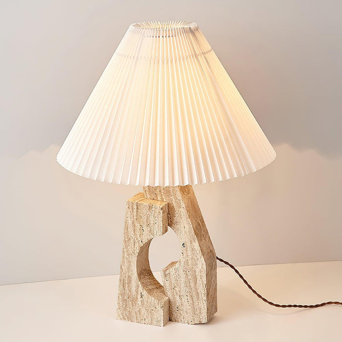 Stone Pillar Table Lamp-DWHOME