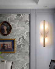 Stone Wall Alabaster LED Sconce-DWHOME