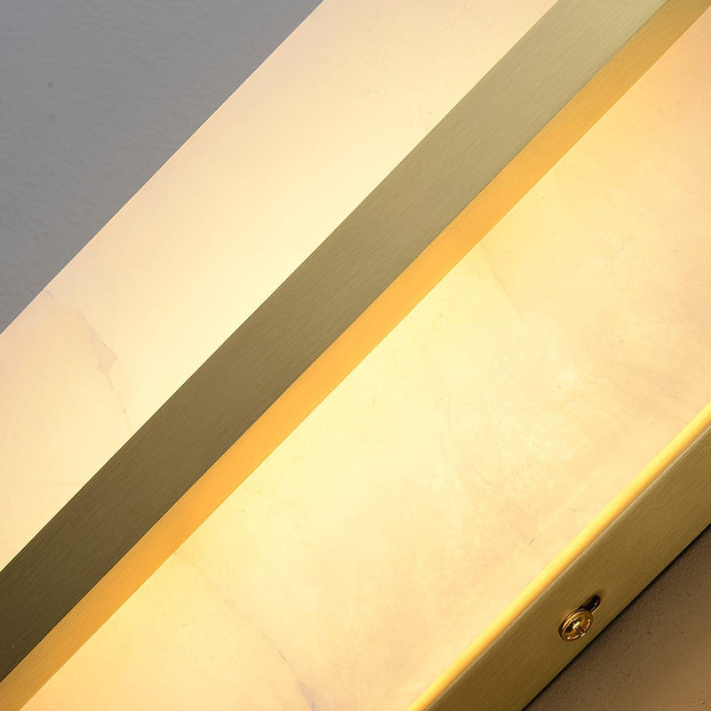 Stone Wall Alabaster LED Sconce-DWHOME
