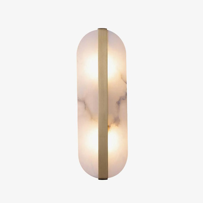 Stone Wall Alabaster LED Sconce.