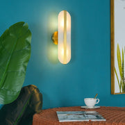 Stone Wall Alabaster LED Sconce-DWHOME