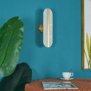 Stone Wall Alabaster LED Sconce-DWHOME