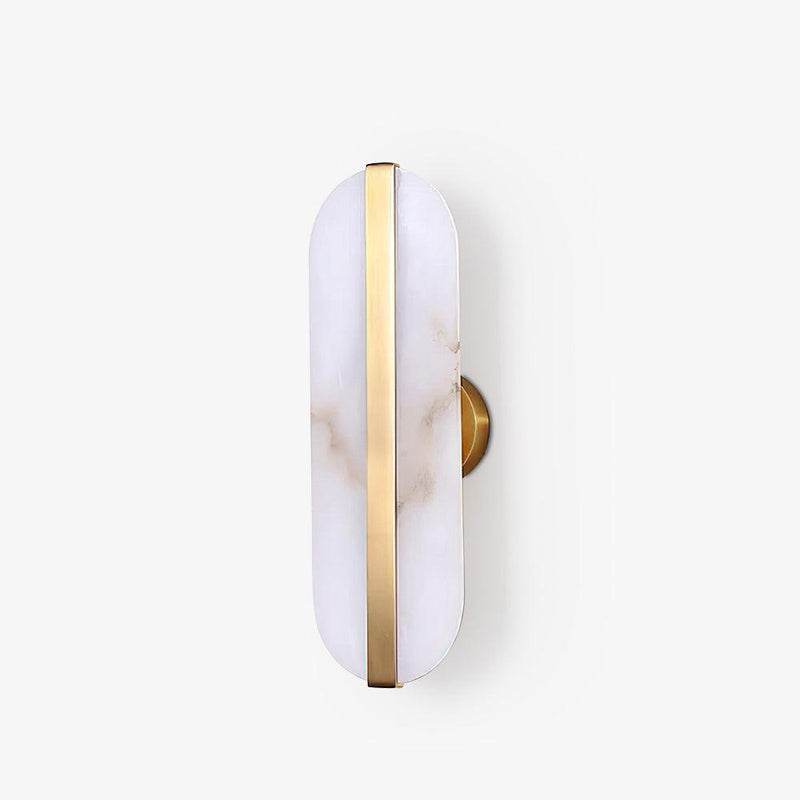 Stone Wall Alabaster LED Sconce-DWHOME