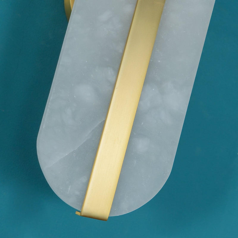 Stone Wall Alabaster LED Sconce-DWHOME