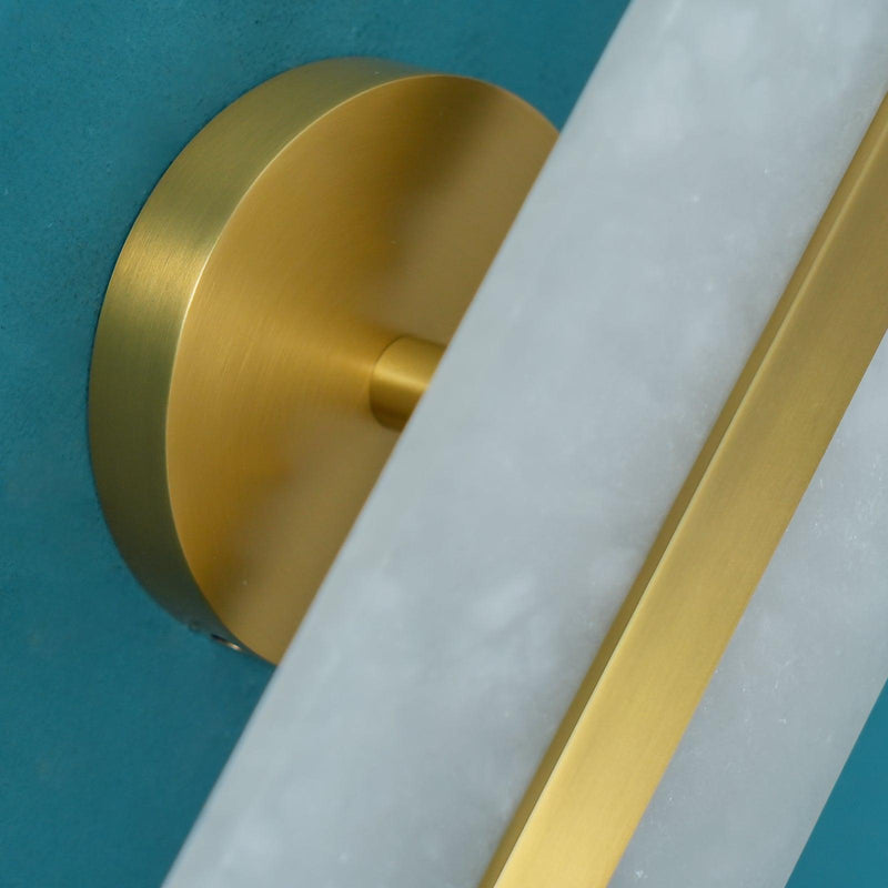 Stone Wall Alabaster LED Sconce-DWHOME