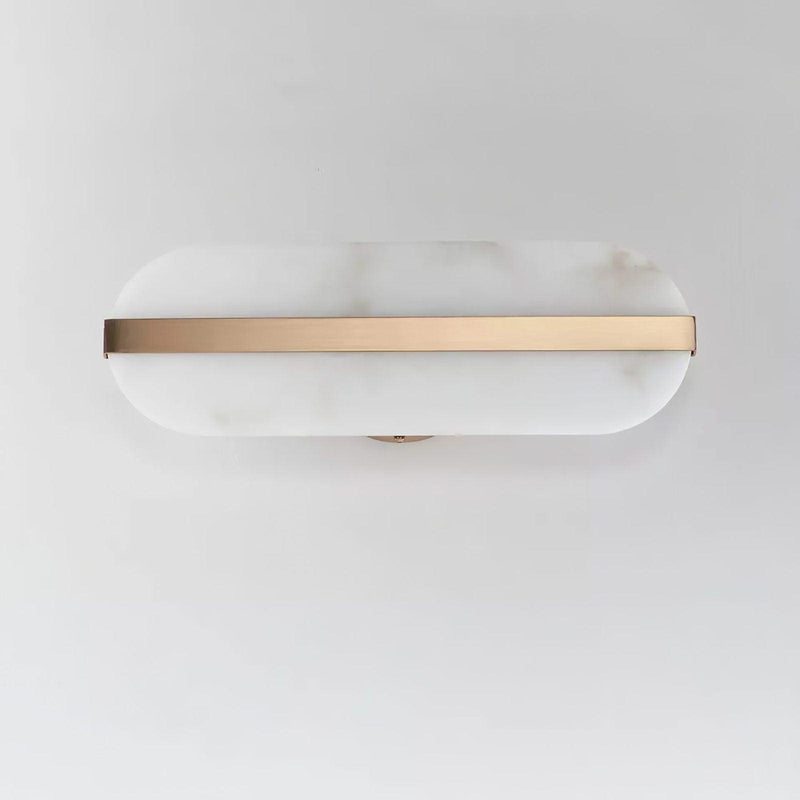 Stone Wall Alabaster LED Sconce-DWHOME