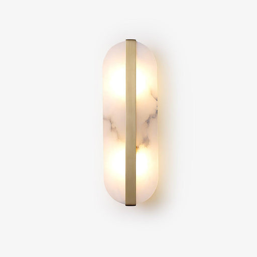 Stone Wall Alabaster LED Sconce.