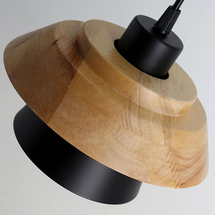 Stone Wood Pendant Lamp.