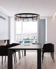 Stratos LED Chandelier-DWHOME