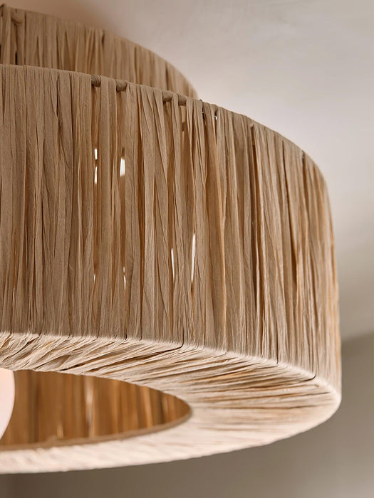 Straw Art Ceiling Lamp-DWHOME