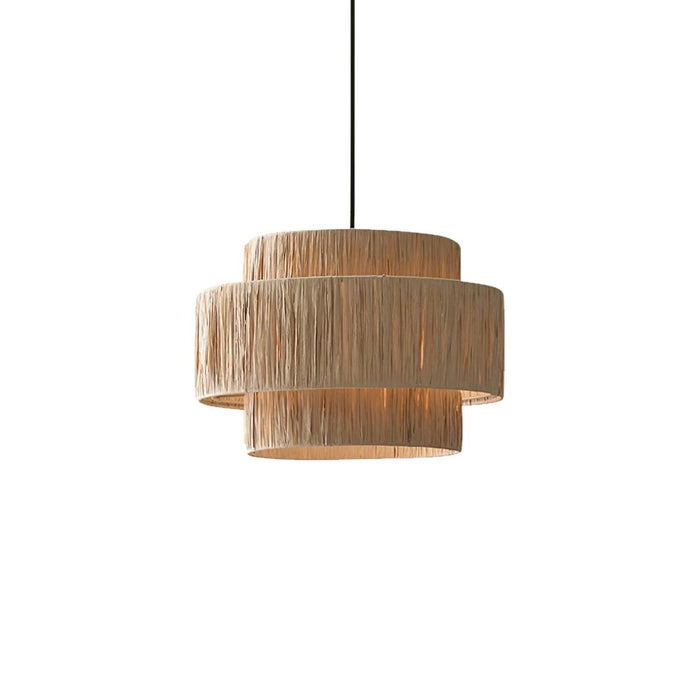 Straw Art Pendant Light-DWHOME