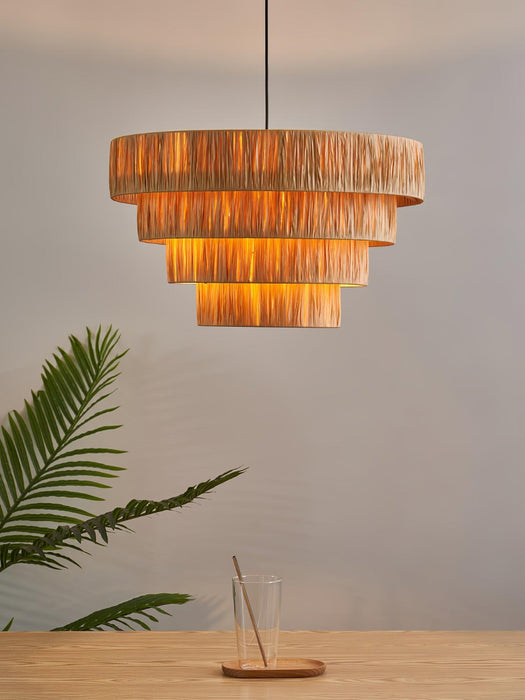 Straw Art Pendant Light-DWHOME