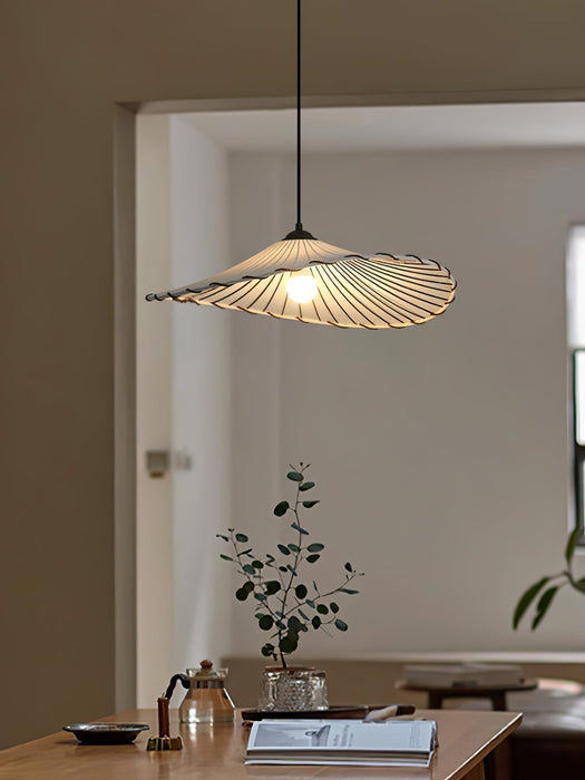 Lotus Leaf Fabric Pendant Light.