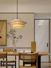 Lotus Leaf Fabric Pendant Light-DWHOME