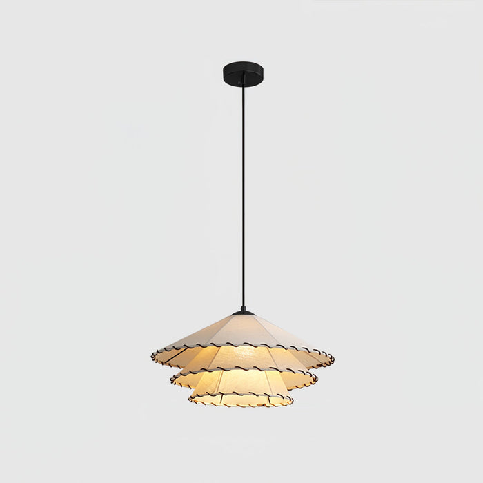 Lotus Leaf Fabric Pendant Light