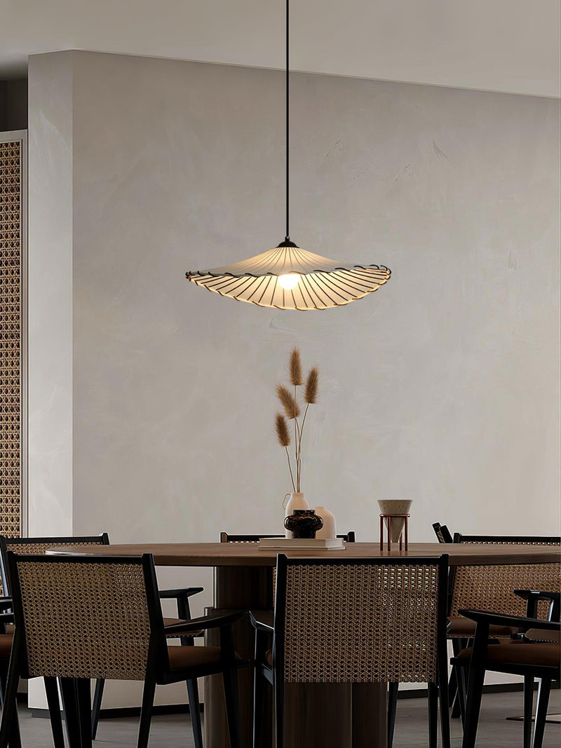 Lotus Leaf Fabric Pendant Light-DWHOME