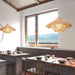 Straw Hat Pendant Light-DWHOME