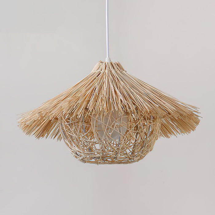 Straw Hat Pendant Light.