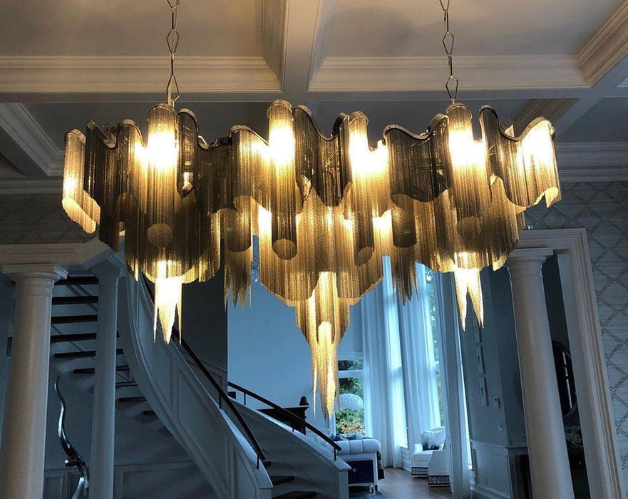 Stream Chain Chandelier-DWHOME