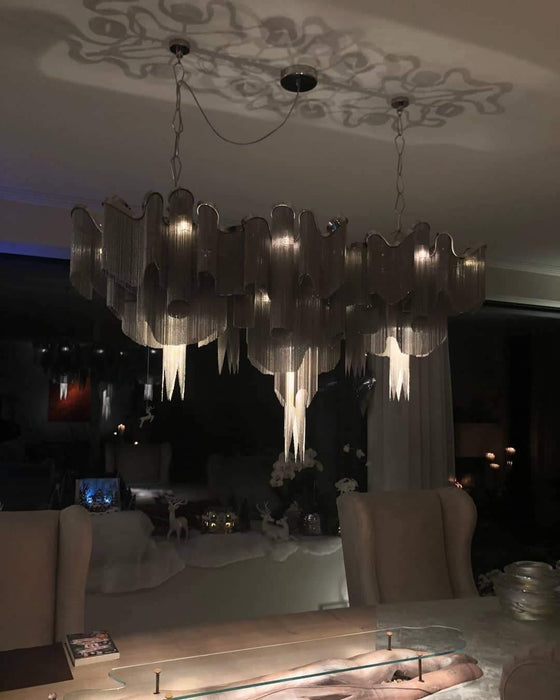 Stream Chain Chandelier-DWHOME