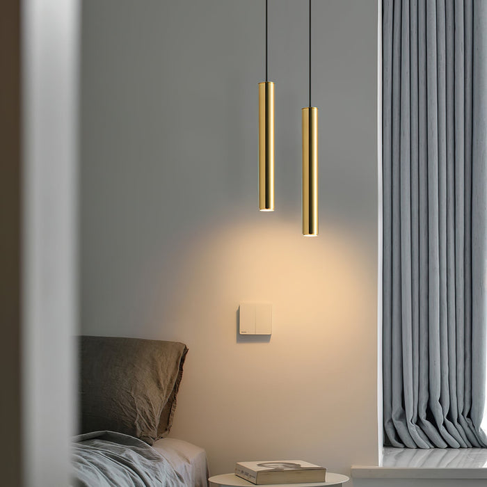 Streamline Cylinder Pendant Lamp.