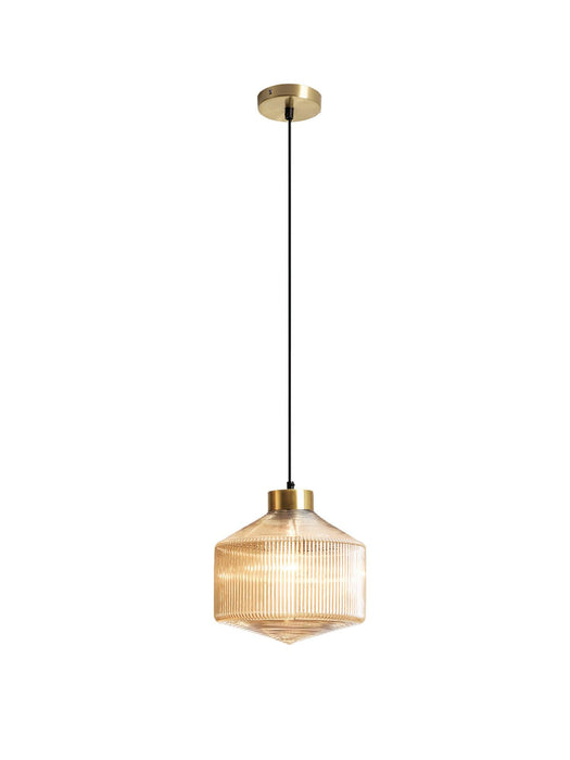 Striped Spinning Top Pendant Light.