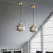 Striped Spinning Top Pendant Light-DWHOME